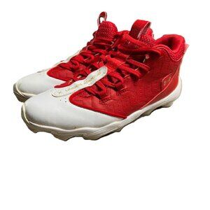 Under Armour Harper 9 RM Jr Boys Baseball Cleats Red 3.5Y